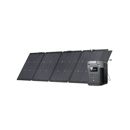 EcoFlow Delta 2 Solar Kit with 220W Solar Panel