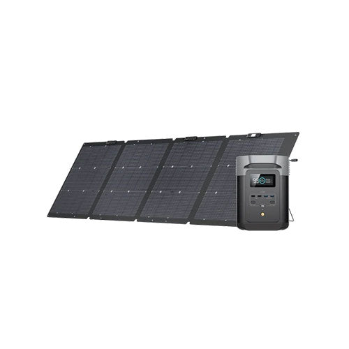 EcoFlow Delta 2 Solar Kit with 220W Solar Panel