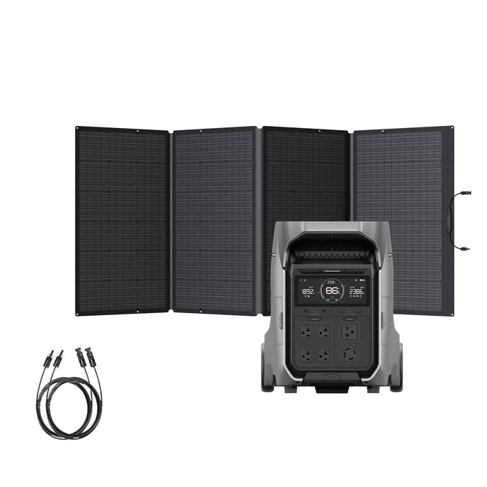 EcoFlow DELTA Pro 3 Portable Solar Kit