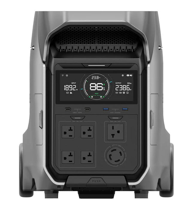 EcoFlow DELTA Pro 3 Portable Power Station + Smart Generator 4000 (Dual Fuel)