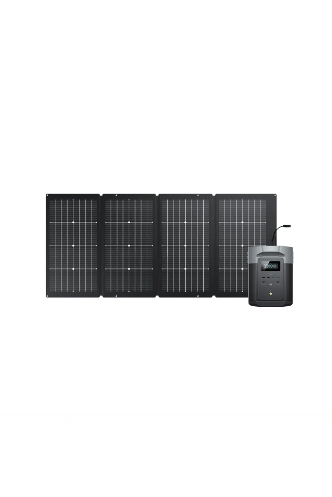 Ecoflow Delta 2 Max with 220W Solar Panel (PV220w) – Renewable Outdoors