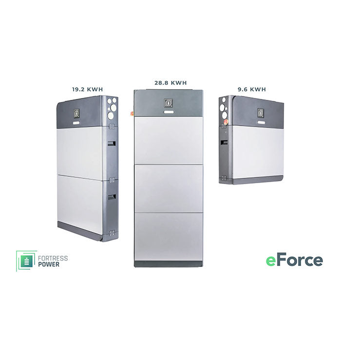 Fortress Power eForce 19.2kWh Stackable Outdoor Heated Battery Storage Solution