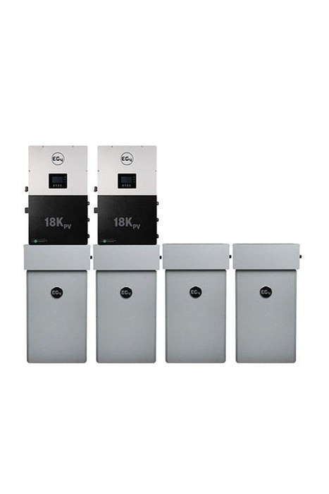EG4 PowerPro ESS 14.3 - 28.6kWh Capacity EG4-18Kpv & EG4-PowerPro WallMount Battery