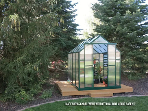 Grandio Element 6x8 greenhouse exterior