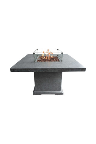 Image of Elementi Manhattan and Aurora Wind Guard For Fire Pit OFG103-WS
