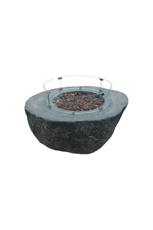 Elementi Lunar Wind Guard For Fire Pit OFG101-WS