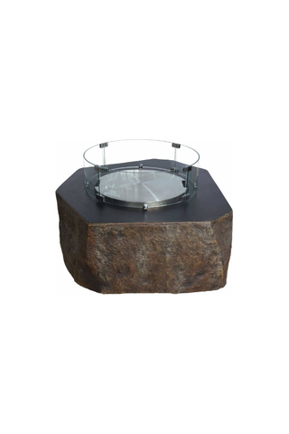 Image of Elementi Metal Fire Pit Cover for Columbia and Manchester Fire Table OFG105-SS