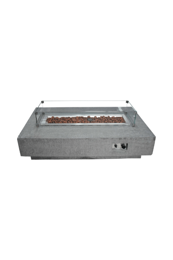 Elementi Fire Pit Wind Guard for Hampton Fire Table OFG139-WS