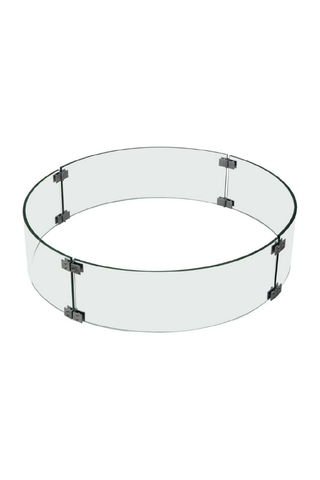 Image of Elementi Fire Pit Wind Guard for Boulder Fire Table OFG110-WS