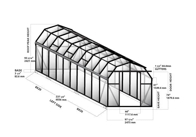 Grandio Elite 8x20 dimensions spec sheet