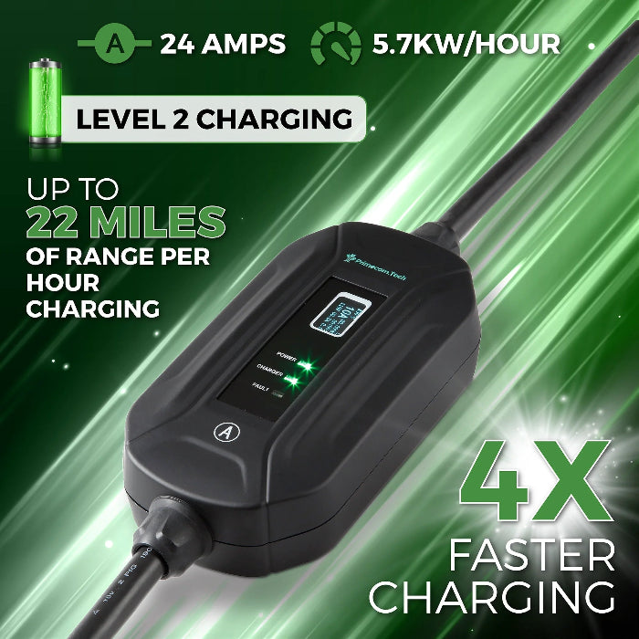 Primecom 24 Amp Adjustable Level 2 EV Charger