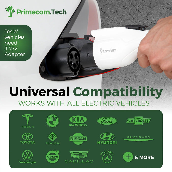 Primecom 24 Amp Adjustable Level 2 EV Charger