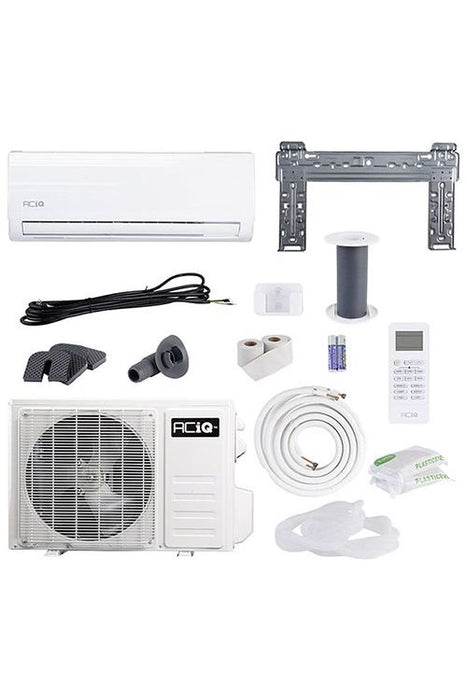 ACiQ 9,000 BTU 19 SEER2 Essentials Single Zone Wall Mounted Mini Split System w/ WiFi - 115V
