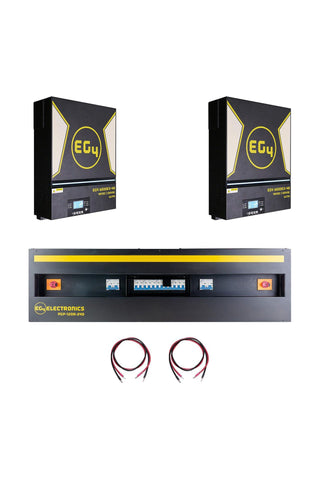 Image of EG4 | 13kW Off-Grid Split Phase Inverter Bundle | 2 x 6500EX-48| 13000W Output | 16000W PV Input | Split Phase 120/240VAC | All in One Solar Inverter System