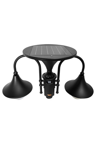 Gama Sonic Everest II Commercial Dual Solar Lamp with 3 Inch Fitter