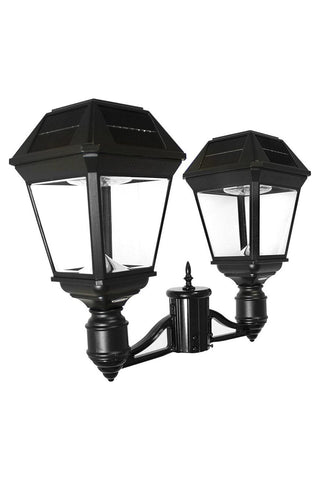 Image of Gama Sonic Imperial III Commercial Solar Double Post Light