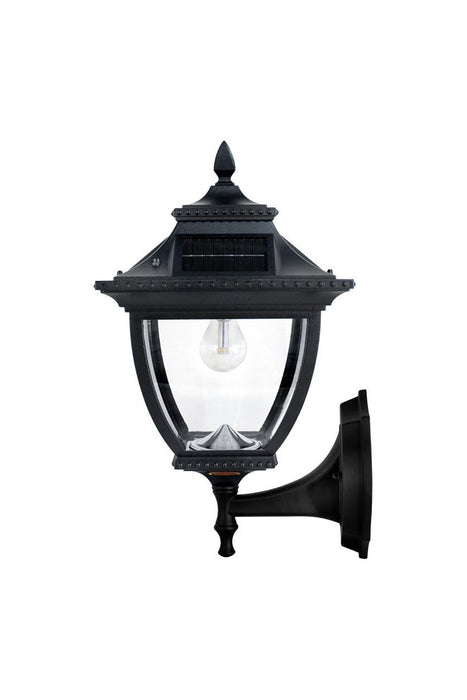 Gama Sonic Pagoda Bulb Solar Lamp - With Pole, Post & Wall Mount Kit