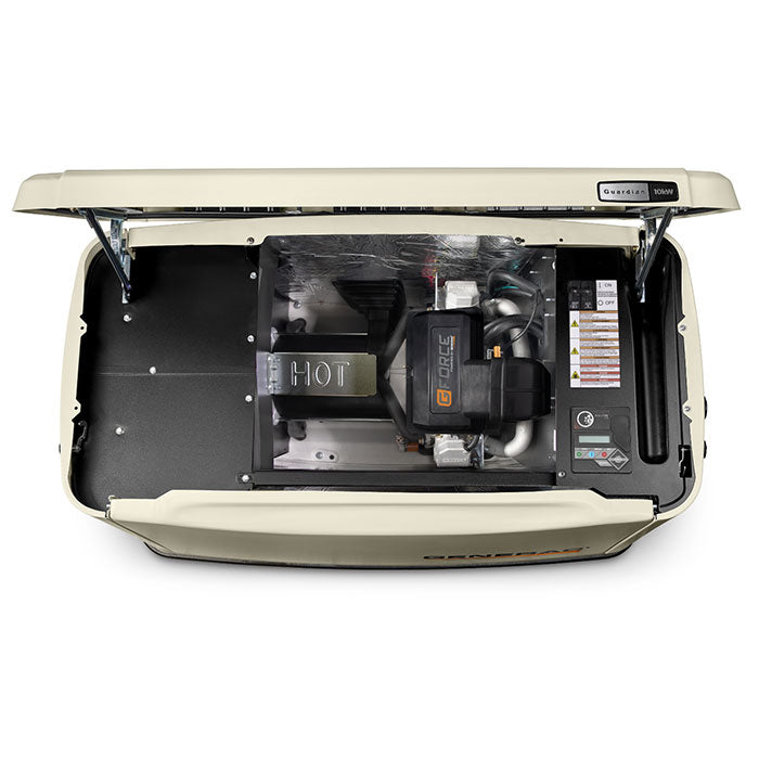 Generac Guardian 10kW Standby Generator w/ 16-Circuit Transfer Switch