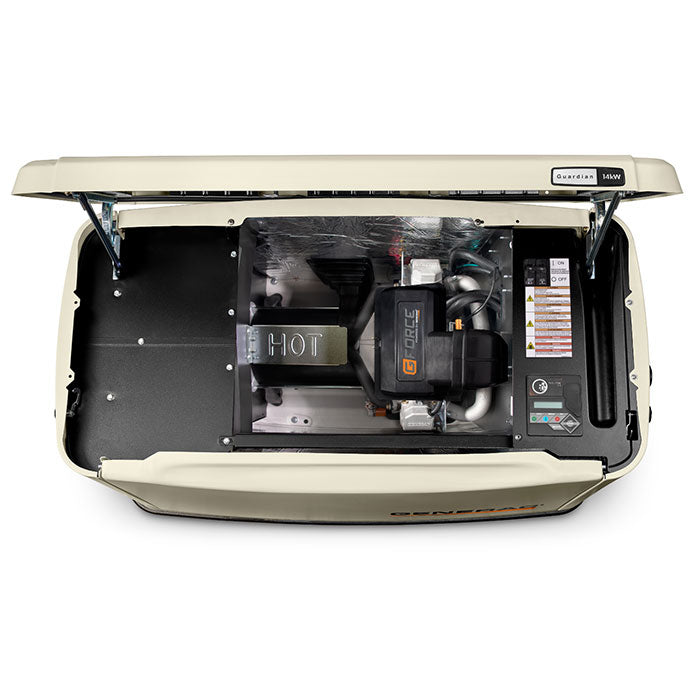 Generac Guardian 14kW Standby Generator w/ 16-Circuit Transfer Switch
