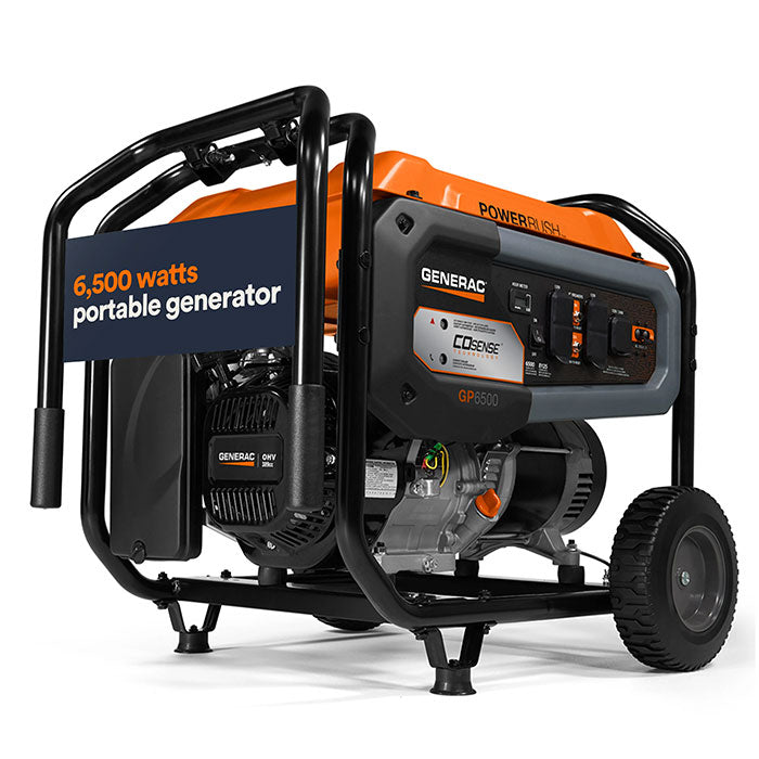 Generac 6500W 49ST/CSA CoSense Electric Start Portable Generator