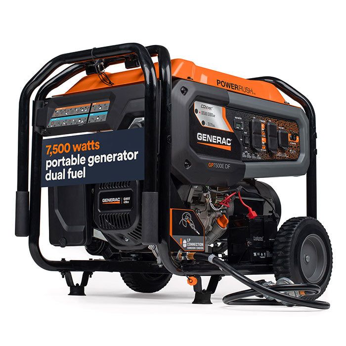 Generac 7500W Dual Fuel CoSense Portable Generator