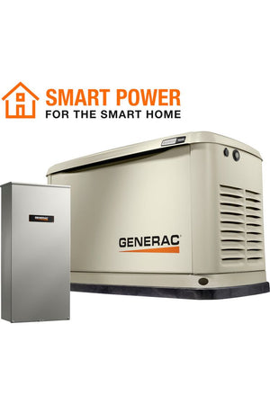 Generac 18kW Whole House Generator with 200-Amp Automatic Transfer Switch | 7228