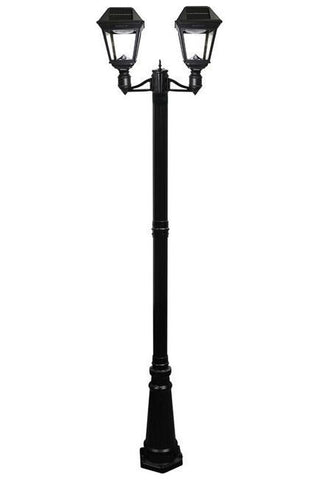Image of Gama Sonic Imperial III Commercial Solar Double Lamp Post