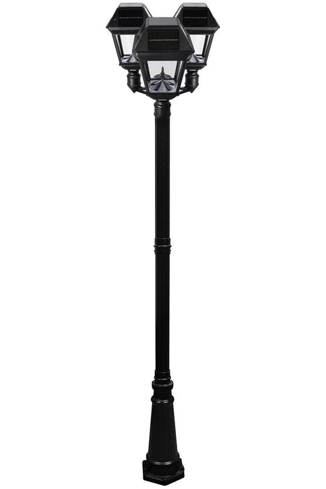 Gama Sonic Imperial III Commercial Solar Triple Lamp Post