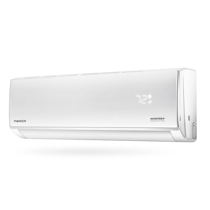 Pioneer® Diamante Pro™ 12,000 BTU 20.5 SEER2 115V High-Wall Ductless Mini-Split Air Conditioner Inverter Heat Pump with 16 Ft. Kit