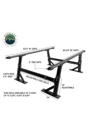 Overland Vehicle Systems Freedom Rack System for 8.0′ Truck Beds