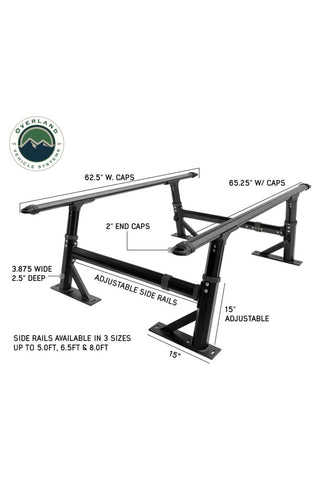 Image of Overland Vehicle Systems Freedom Rack System for 8.0′ Truck Beds