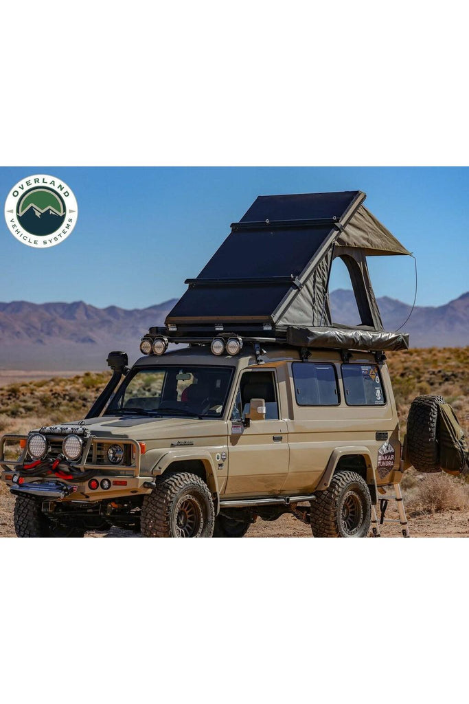 Overland Vehicle Systems Mamba 3 Aluminum Clamshell Overlanding Rooftop Tent