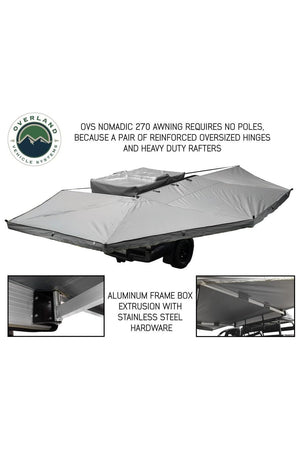 Overland Vehicle Systems Nomadic 270 Degree Awning Degree Awning and Wall 1/2/3 (Passenger Side)