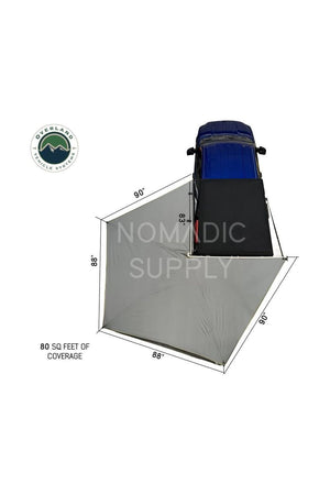 Overland Vehicle Systems Nomadic LT 270 Overlanding Vehicle Awning w/ Wall 1 and 2 (Driver Side)
