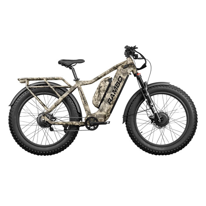 Rambo 1000W Megatron 4.0 All-Wheel Drive Dual Motor Step-Over Electric Bike