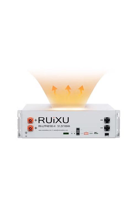 RUIXU Self-heating RX-LFP48100-H | 19" Rack Mounted 3U Module | UL1973 Certified
