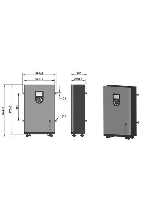 RUiXU Lithi2-16 51.2V 314Ah LiFePO4 Battery Energy Storage