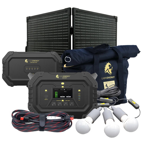 Image of Lion Energy Safari+XP - Portable Power Station Bundle