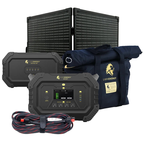 Image of Lion Energy Safari+XP - Portable Power Station Bundle