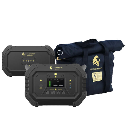 Image of Lion Energy Safari+XP - Portable Power Station Bundle