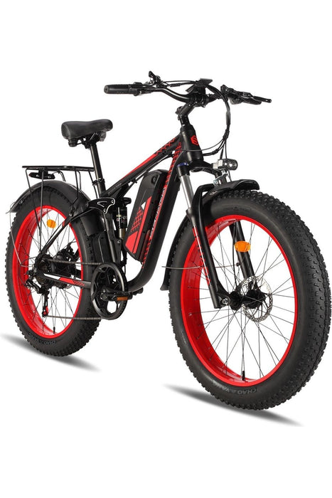 Senada VIPER Upgraded 48V 26" Fat Tire Electric Mountain Bike (1000W)