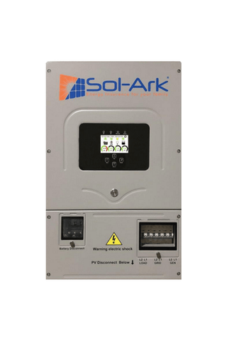 Image of Sol-Ark 12K 120/240/208V 48V [All-In-One] Pre-Wired Hybrid Solar Inverter | 10-Year Warranty