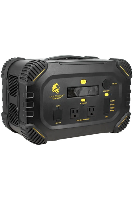 Lion Energy Summit - Bluetooth Portable Generator Kit (665Wh LiFePO4, 530W AC)