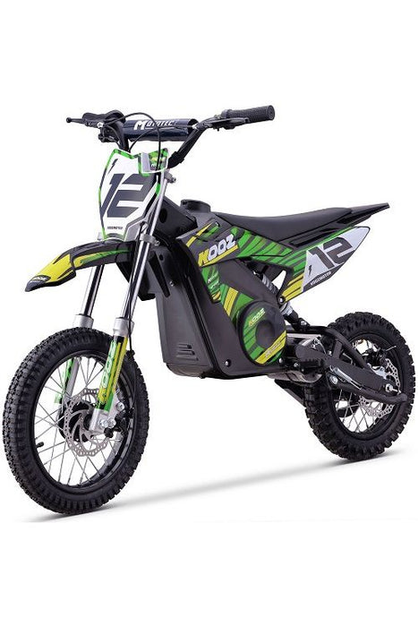 MotoTec 36v 1000w (HP112E) Electric Dirt Bike Green