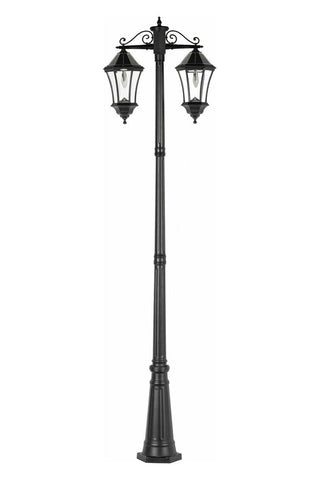 Image of Gama Sonic Victorian Morph Solar Lamp Post with Double Downward Lights