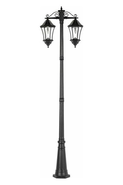 Gama Sonic Victorian Morph Solar Lamp Post with Double Downward Lights