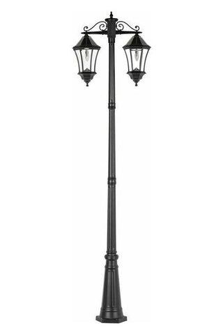 Image of Gama Sonic Victorian Morph Solar Lamp Post with Double Downward Lights