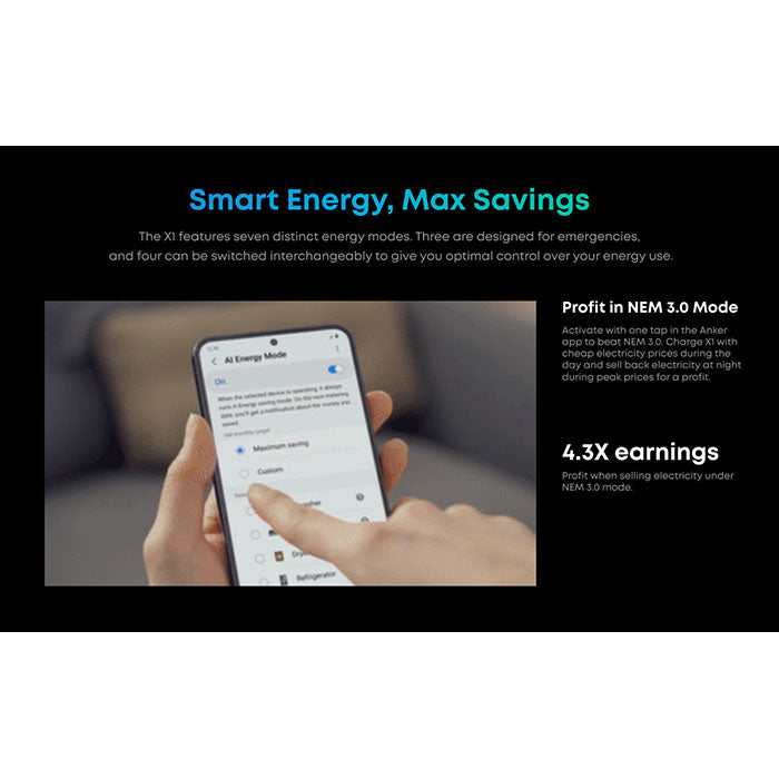 Anker SOLIX X1 Energy Storage System