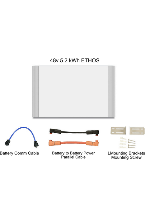 BigBattery | ETHOS Battery EG4-18Kpv Bundle Bundle - Commercial Energy System | 36kW Output Total w/ 30.7kWh to 92.1kWh [BNDL-B0006]