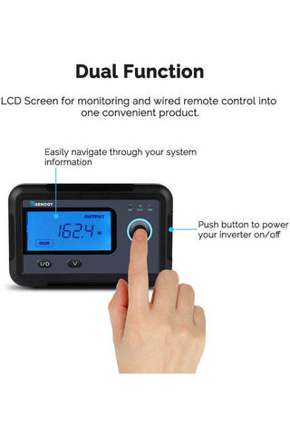 Image of Renogy Monitoring Screen for PGH Inverter Series